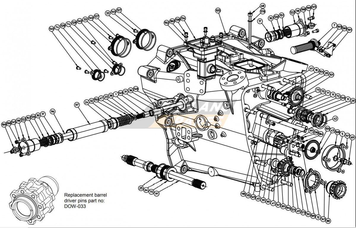 FRONTCASE ASSY Diagram